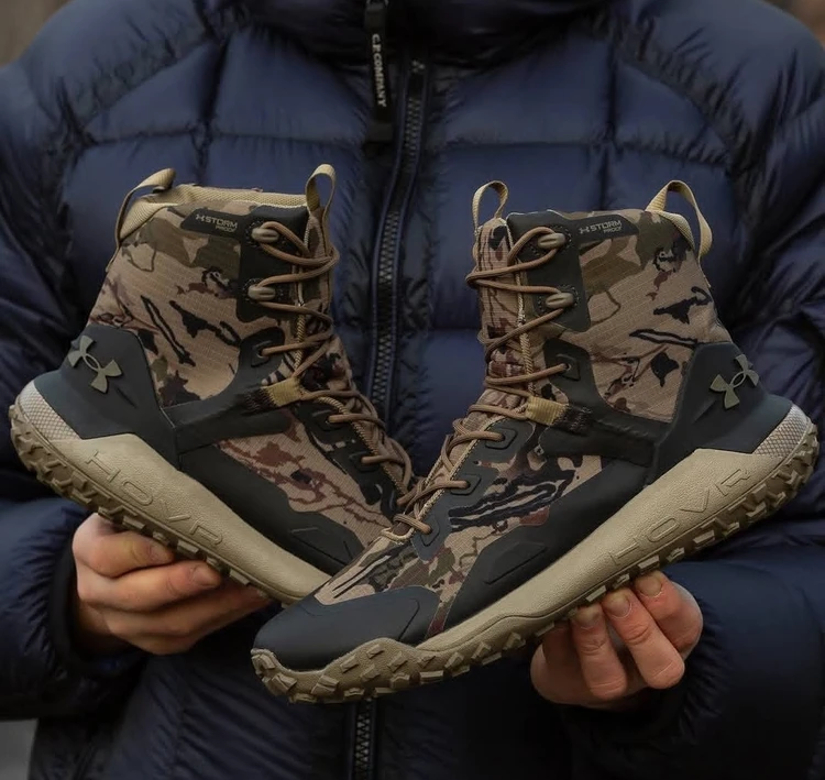 کتونی نیم بوت آندرآرمور هاور استورم ارتشی سایز ۴۰ تا ۴۵  Under Armour HOVR Storm