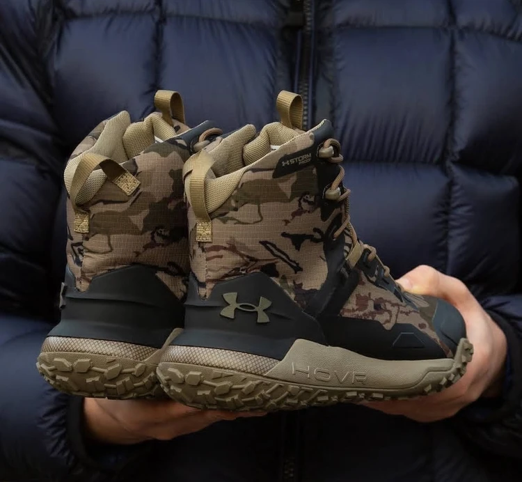 کتونی نیم بوت آندرآرمور هاور استورم ارتشی سایز ۴۰ تا ۴۵  Under Armour HOVR Storm