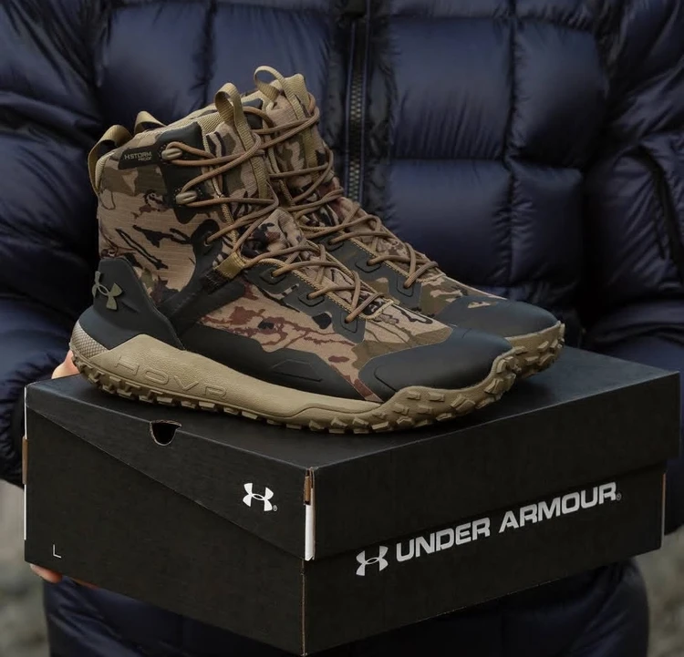 کتونی نیم بوت آندرآرمور هاور استورم ارتشی سایز ۴۰ تا ۴۵  Under Armour HOVR Storm