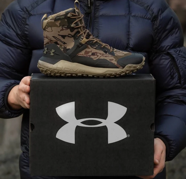 کتونی نیم بوت آندرآرمور هاور استورم ارتشی سایز ۴۰ تا ۴۵  Under Armour HOVR Storm