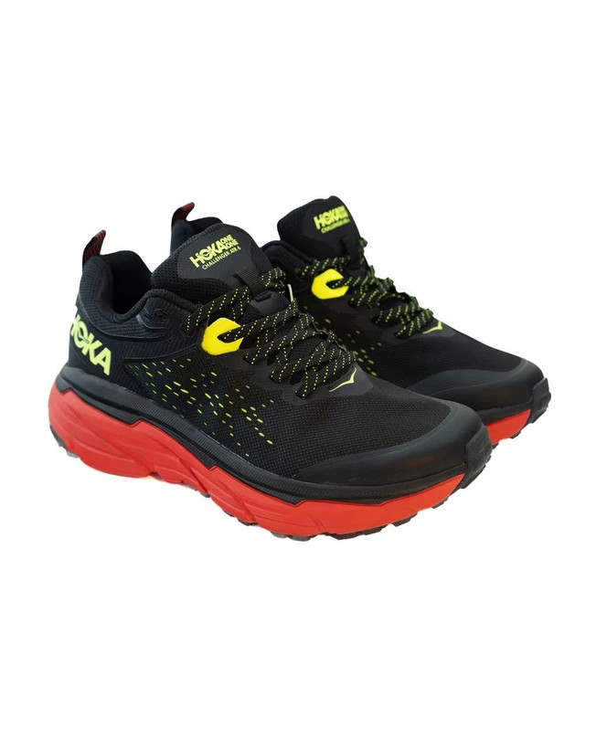 کتونی هوکا چلنجر آرت 6 مشکی قرمز گورتکس سایز ۴۰ تا ۴۵ Hoka Challenger Art 6 Goretex