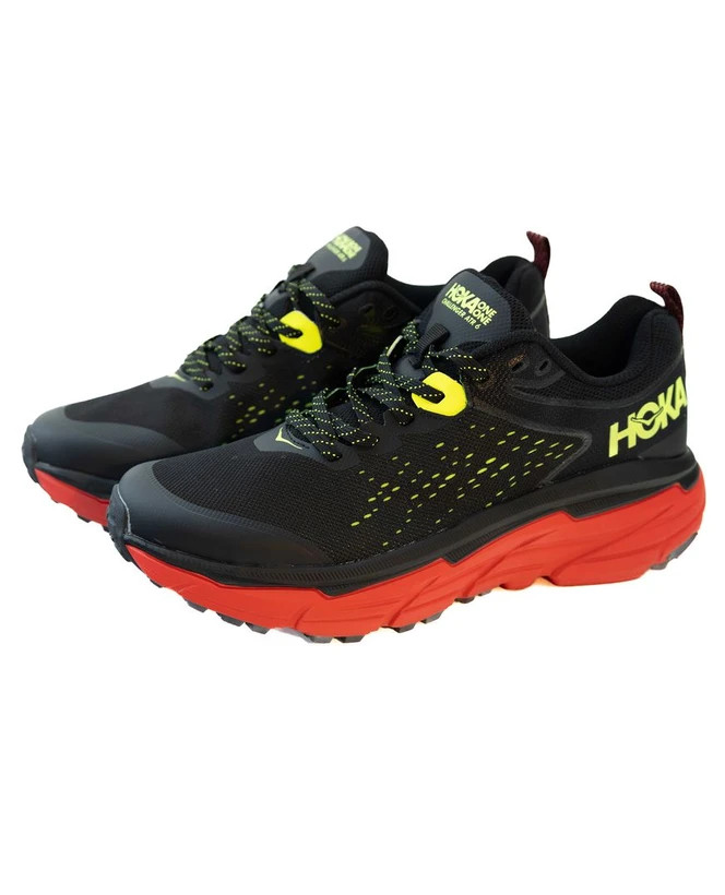 کتونی هوکا چلنجر آرت 6 مشکی قرمز گورتکس سایز ۴۰ تا ۴۵ Hoka Challenger Art 6 Goretex