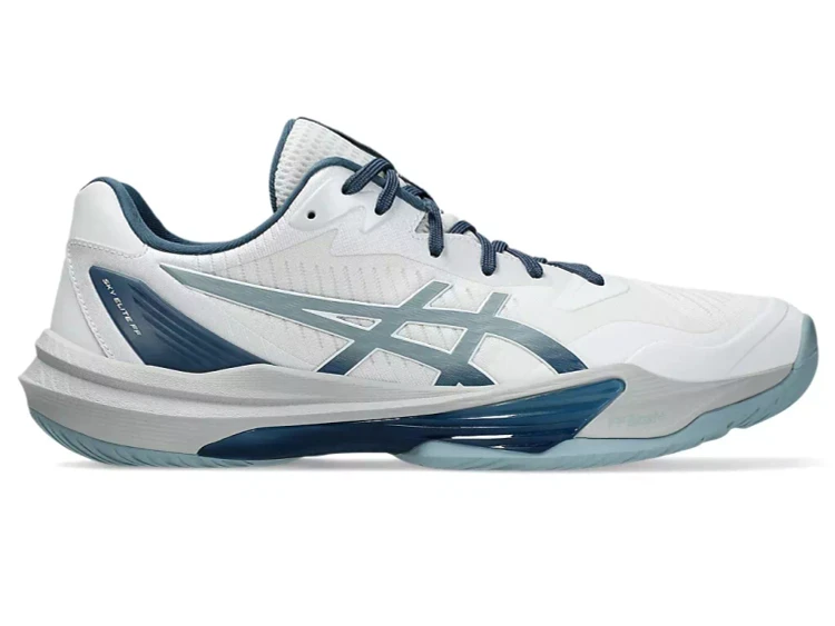 کتونی اسیکس سفید آبی تنیس مستر کوالیتی ویتنام سایز ۴۰ تا ۴۵  ASICS Sky Elite FF 3 Volleyball Shoes