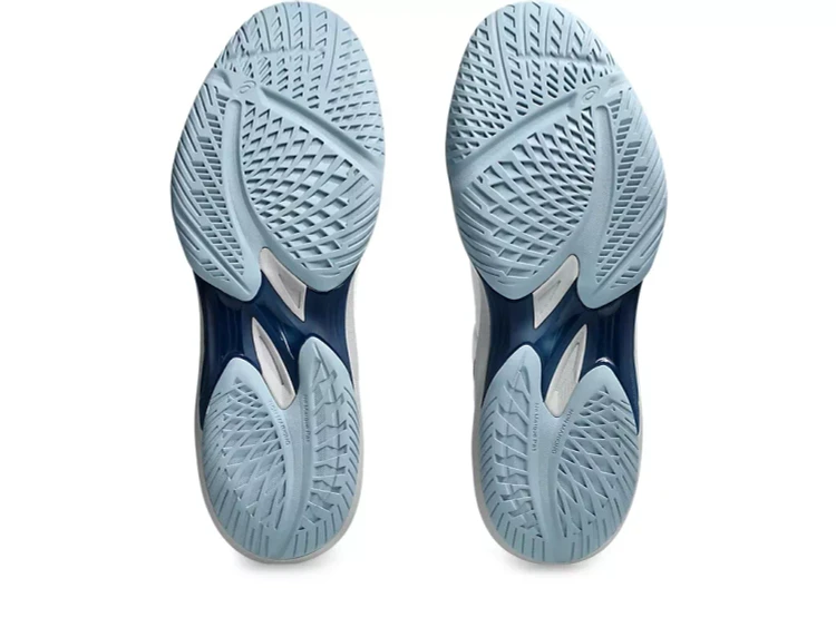 کتونی اسیکس سفید آبی تنیس مستر کوالیتی ویتنام سایز ۴۰ تا ۴۵  ASICS Sky Elite FF 3 Volleyball Shoes
