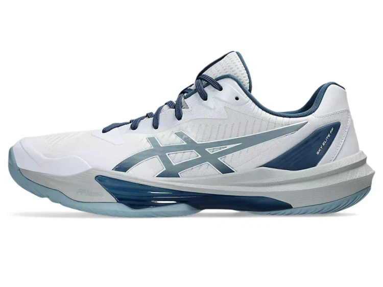 کتونی اسیکس سفید آبی تنیس مستر کوالیتی ویتنام سایز ۴۰ تا ۴۵  ASICS Sky Elite FF 3 Volleyball Shoes