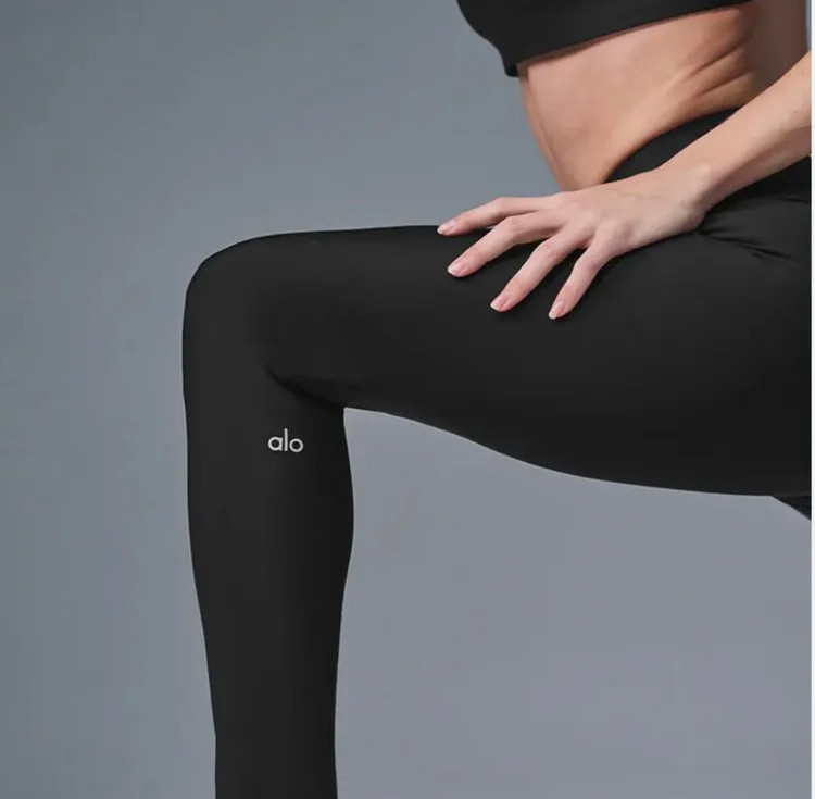 لگ ورزشی زنانه و دخترانه Alo YOGA سایز S مشکی تولید ترکیه