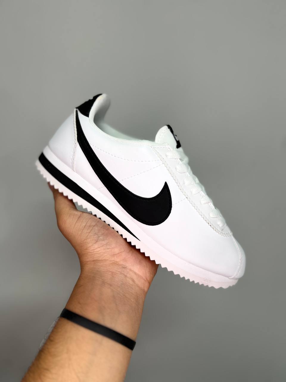 کتونی نایک کورتز سایز 37 تا 45 سفید و مشکی NIKE CORTEZ