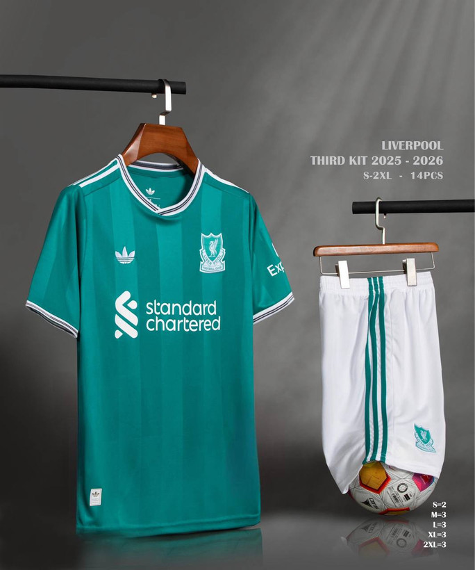 تیشرت فوتبالی آدیداس لیورپول 2025/6 سایز S تا ADIDAS LIVERPOOL 2025/6 2XL