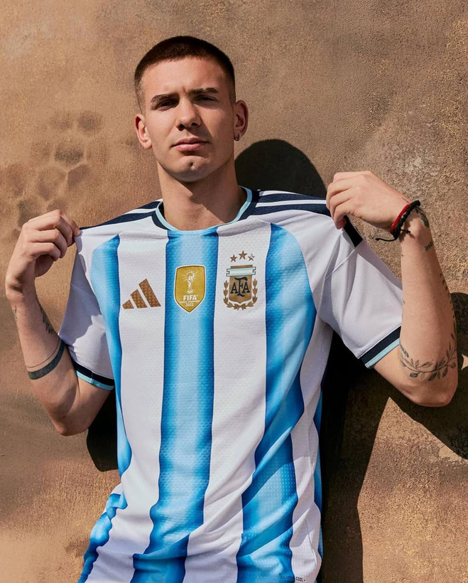 تیشرت کیت فوتبالی پلیری آدیداس آرژانتین سایز S تا ADIDAS ARGENTINA 2XL
