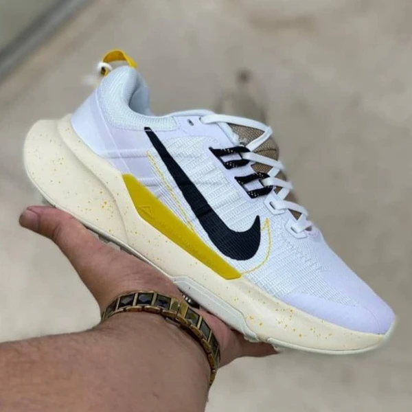 کتونی رانینگ نایک جونیپر تریل 2 سفید مشکی زرد سایز 39 الی 45 Nike Juniper Trail 2
