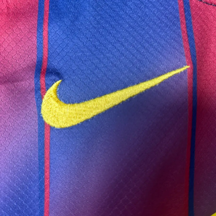 تیشرت کیت اول بارسلونا بچه گانه نایک اسپاتیفای 2025/26 سایز 20 تا 30 BARCELONA NIKE 2025/26