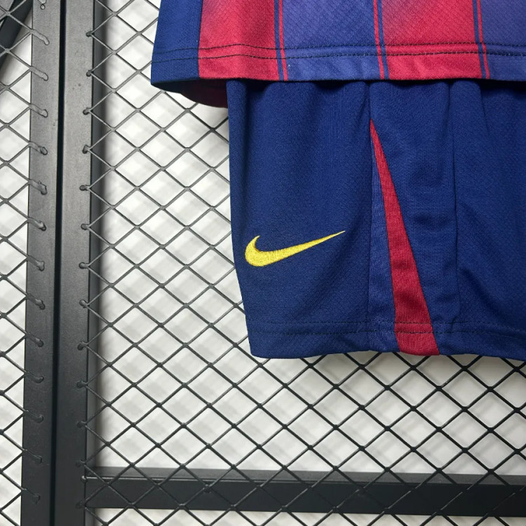 تیشرت کیت اول بارسلونا بچه گانه نایک اسپاتیفای 2025/26 سایز 20 تا 30 BARCELONA NIKE 2025/26
