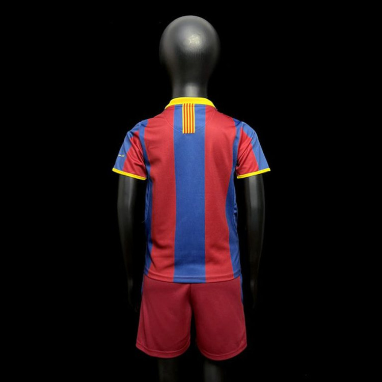 کیت تیشرت اول بارسلونا بچه گانه نایک اسپاتیفای 2010/11 سایز 20 تا 30 BARCELONA NIKE 2010/11