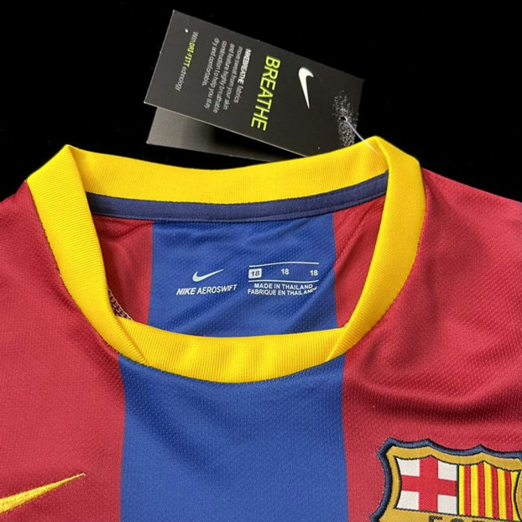 کیت تیشرت اول بارسلونا بچه گانه نایک اسپاتیفای 2010/11 سایز 20 تا 30 BARCELONA NIKE 2010/11