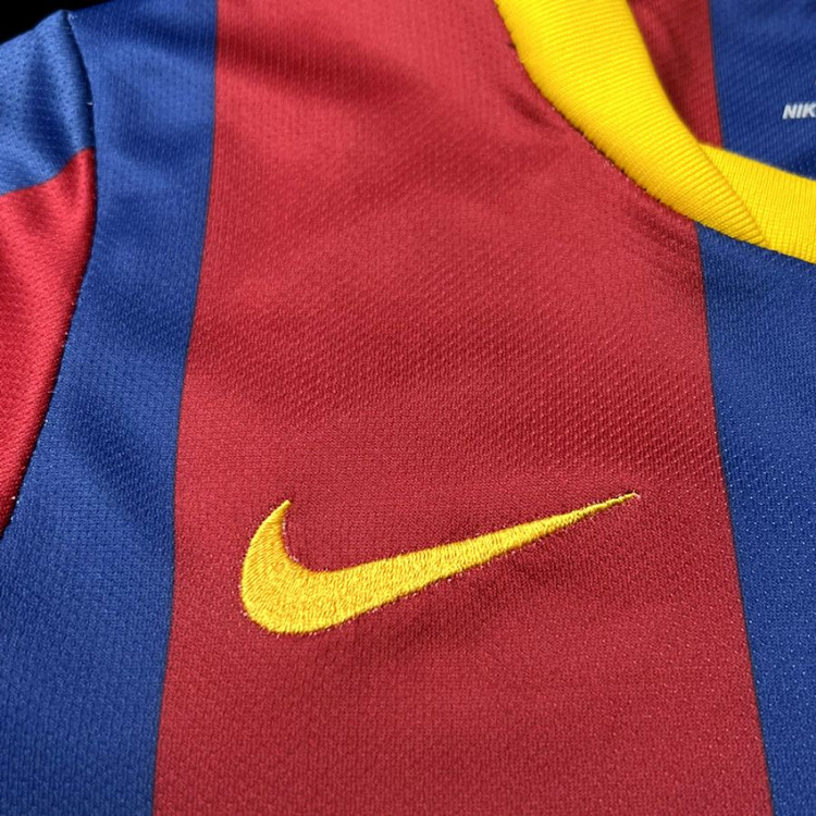 کیت تیشرت اول بارسلونا بچه گانه نایک اسپاتیفای 2010/11 سایز 20 تا 30 BARCELONA NIKE 2010/11