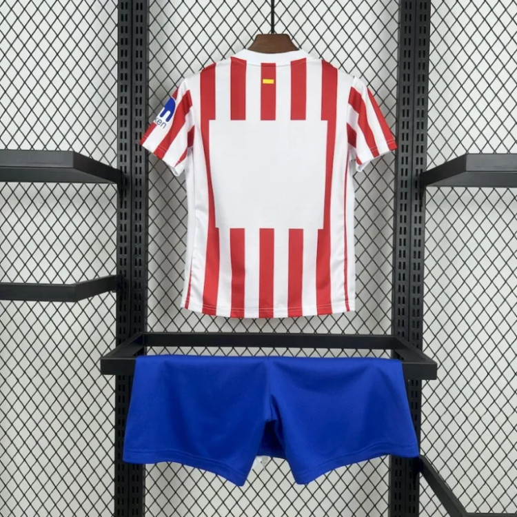 کیت تیشرت بچه گانه اول نایک اتلتیکو مادرید 2025/26 سایز 20 تا 30 NIKE ATLETICO MADRID 2025/26