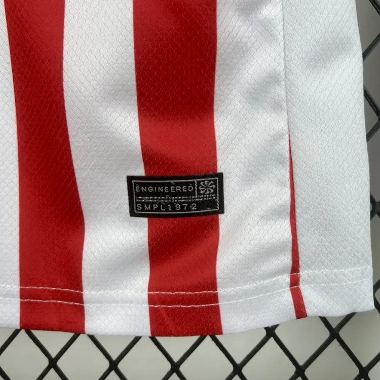 کیت تیشرت بچه گانه اول نایک اتلتیکو مادرید 2025/26 سایز 20 تا 30 NIKE ATLETICO MADRID 2025/26
