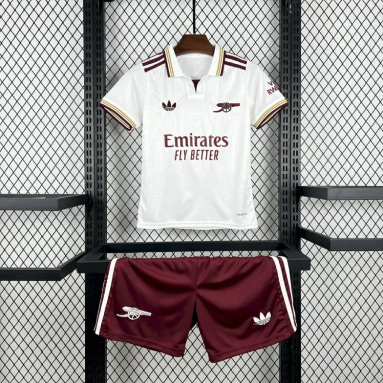 تیشرت کیت بچه گانه سوم آدیداس آرسنال 2025/26 سایز 20 تا 30 ADIDAS ARSENAL 2025/26