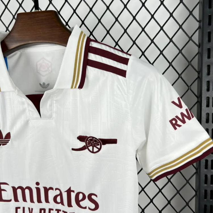 تیشرت کیت بچه گانه سوم آدیداس آرسنال 2025/26 سایز 20 تا 30 ADIDAS ARSENAL 2025/26