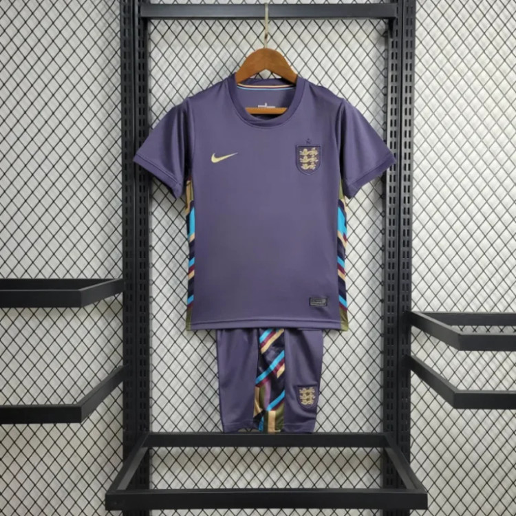 کیت تیشرت بچه گانه دوم نایک انگلیس یورو 2024 سایز 20 تا 30 NIKE ENGLAND UERO 2024