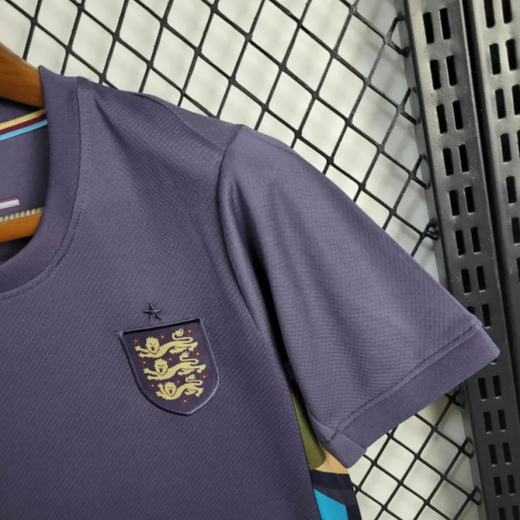کیت تیشرت بچه گانه دوم نایک انگلیس یورو 2024 سایز 20 تا 30 NIKE ENGLAND UERO 2024