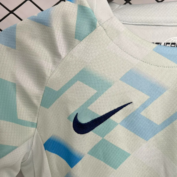 کیت تیشرت بچه گانه دوم نایک اینتر میلان 2025/26 سایز 20 تا 30 NIKE INTER MILAN 2025/26