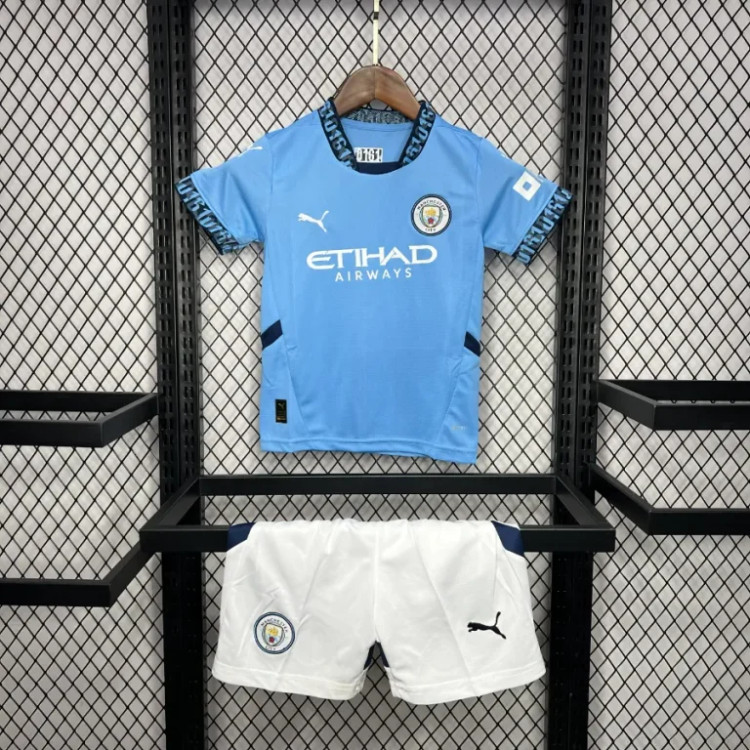 کیت تیشرت بچه گانه اول پوما منچستر سیتی 2024/25 سایز 20 تا 30 PUMA MANCHESTER CITY 2024/25