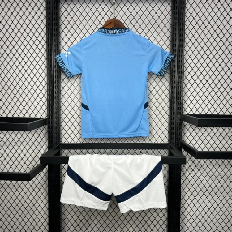 کیت تیشرت بچه گانه اول پوما منچستر سیتی 2024/25 سایز 20 تا 30 PUMA MANCHESTER CITY 2024/25