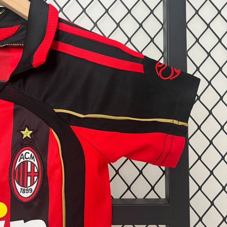 کیت تیشرت بچه گانه اول آدیداس آث میلان 2006/07 سایز 20 تا 30 ADIDAS AC MILAN 2006/07