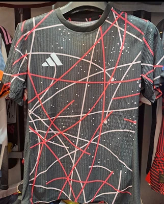 تیشرت بدمینتون و تنیس آدیداس مشکی سفید قرمز سایز S تاADIDAS 2XL