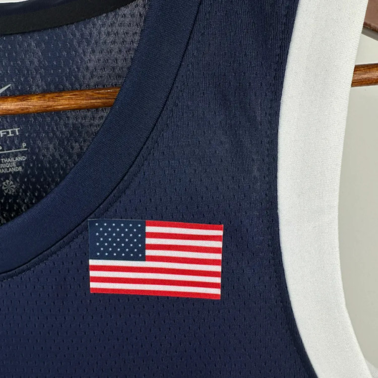 تیشرت بسکتبالی نایک جرزی تیم ملی آمریکا المپیک 2024 لبرون جیمز سایز X تا NIKE USA NATION OLYMPIC LEBRON JAMES 2024 5XL