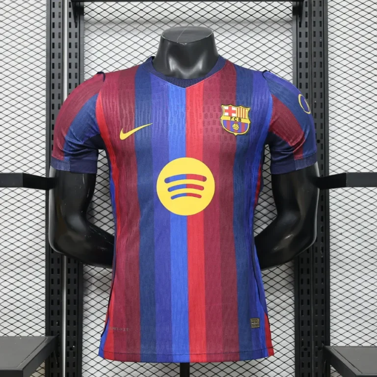 تیشرت کیت فوتبالی نایک بارسلونا اول آبی اناری 2026/27 سایز S تاNIKE BARCELONA 2XL