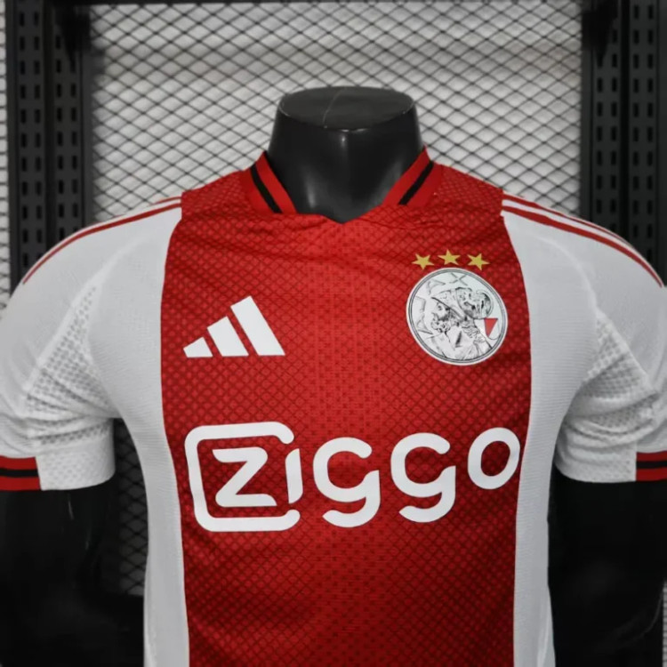 تیشرت کیت فوتبالی آدیداس آژاکس اول قرمز سفید 2026/27 سایز S تاADIDAS AJAX 2XL