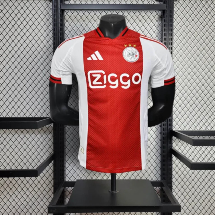 تیشرت کیت فوتبالی آدیداس آژاکس اول قرمز سفید 2026/27 سایز S تاADIDAS AJAX 2XL
