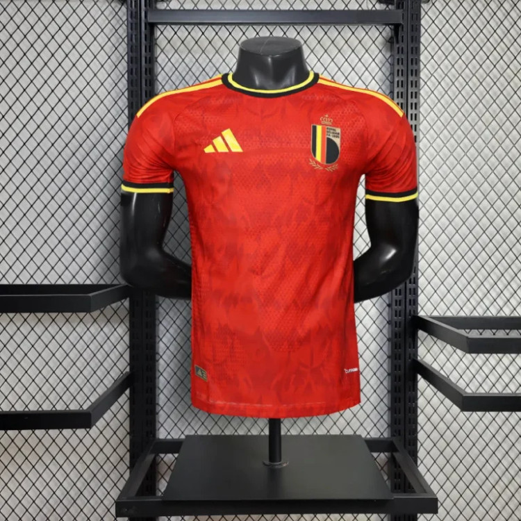 تیشرت کیت فوتبالی آدیداس بلژیک اول قرمز جام جهانی 2026/27 سایز S تاADIDAS BELGIUM 2XL
