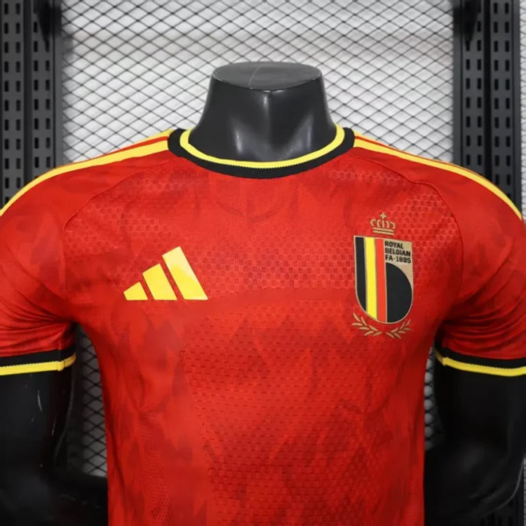 تیشرت کیت فوتبالی آدیداس بلژیک اول قرمز جام جهانی 2026/27 سایز S تاADIDAS BELGIUM 2XL