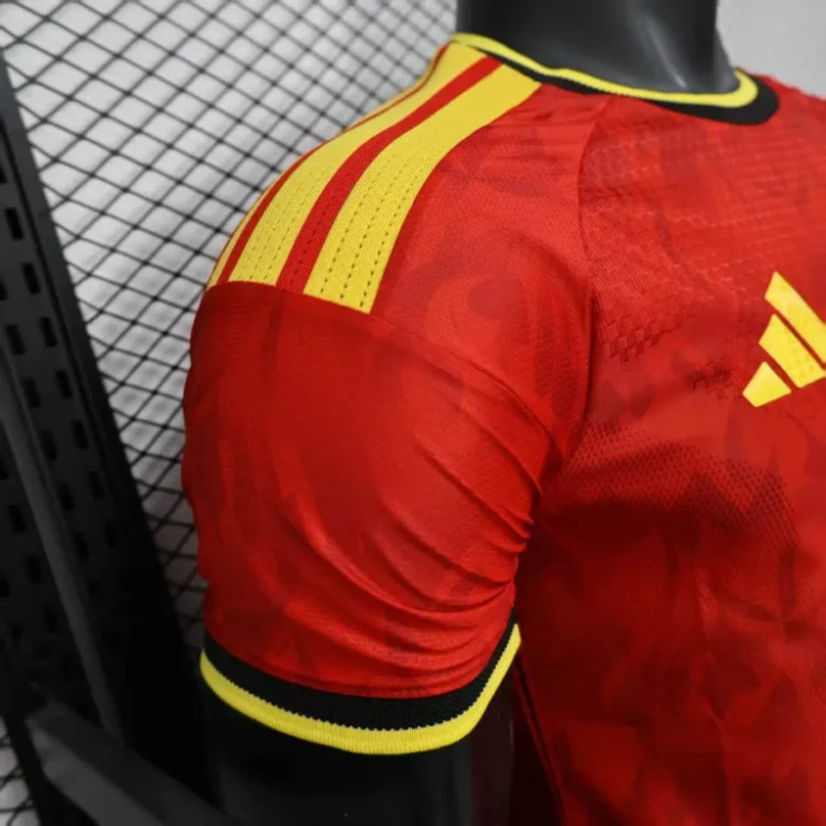 تیشرت کیت فوتبالی آدیداس بلژیک اول قرمز جام جهانی 2026/27 سایز S تاADIDAS BELGIUM 2XL