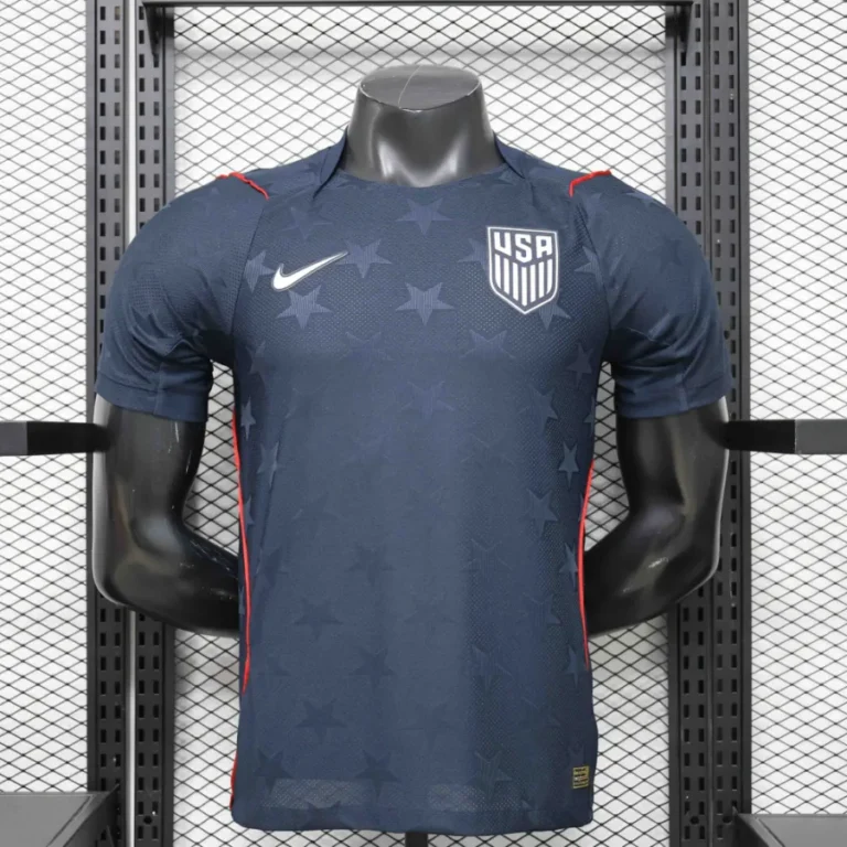 تیشرت کیت فوتبالی نایک آمریکا دوم مشکی جام جهانی 2026/27 سایز S تاNIKE USA 2XL