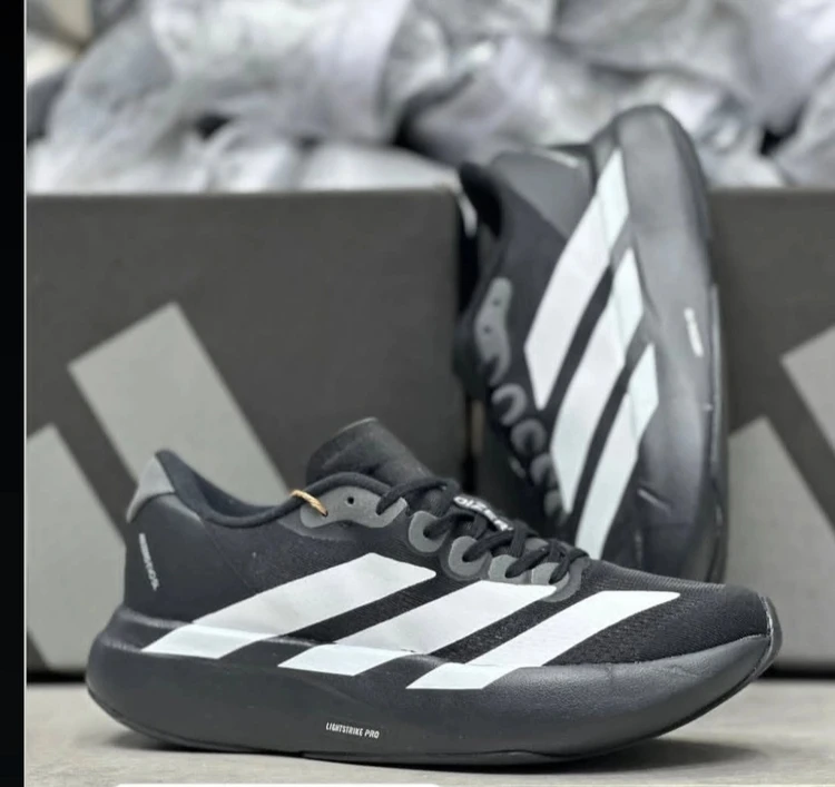 آدیداس آدی زیرو پرو ۴ سایز 38 تا 45 مشکی سفید Adidas adizero pro 4