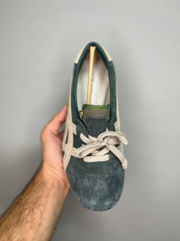 کتونی اسیکس ورساچه اونیتسوکا تایگر سبز تیره سایز 37 تا 40 ASICS VERSACE ONITSUKA TIGER
