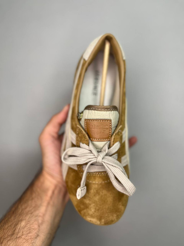 کتونی اسیکس ورساچه اونیتسوکا تایگر بژ کرم سایز 37 تا 40 ASICS VERSACE ONITSUKA TIGER